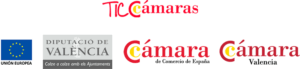 Tic Cámaras. Unión Europea. Diputació de Valencia. Cámara de Comercio de España. Cámara de Comercio de Valencia.